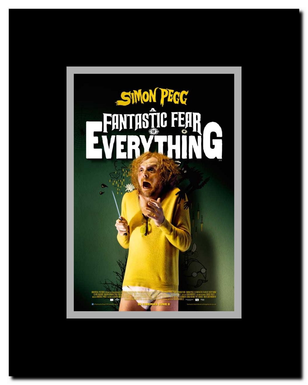 A Fantastic Fear of Everything Framed Movie Poster