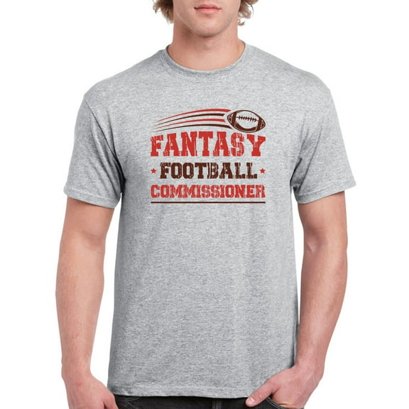A Fantasy Football Comissioner T-Shirt Men -Smartprints Designs, Male 3X-Large