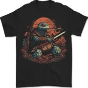 A Fantasy Samurai Turtle Tortoise Mens T-Shirt 100% Cotton
