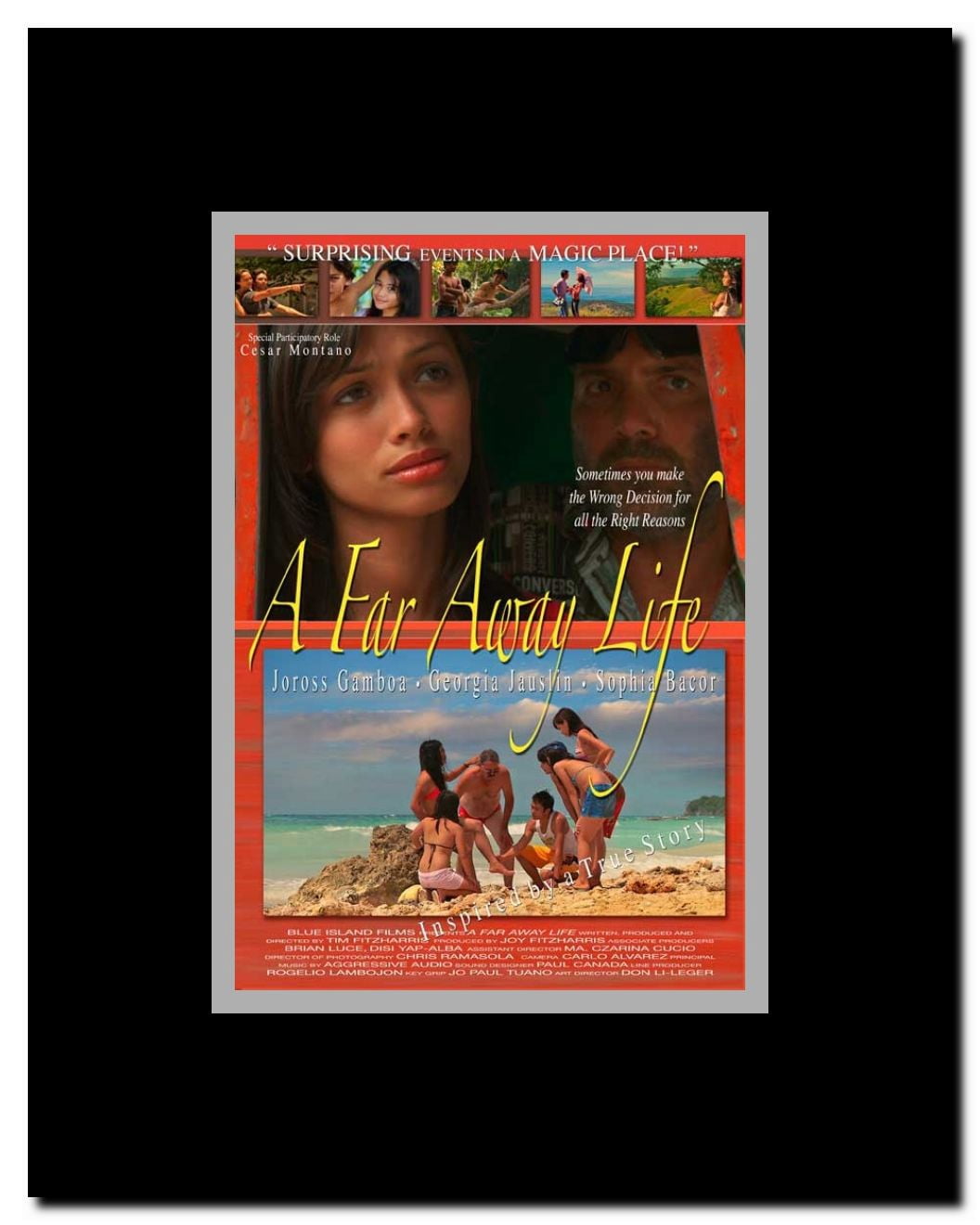 A Far Away Life Framed Movie Poster
