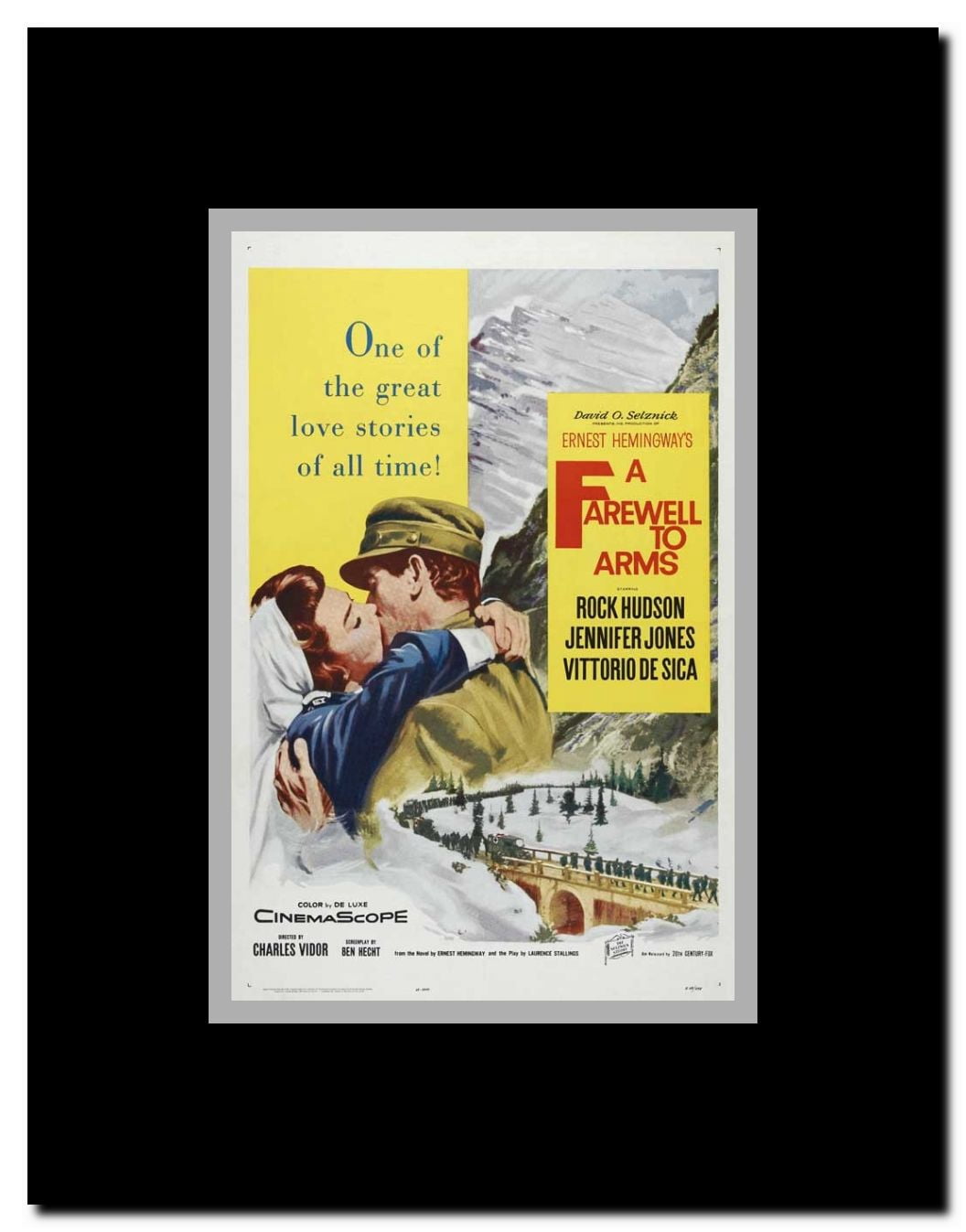 A Farewell to Arms Framed Movie Poster