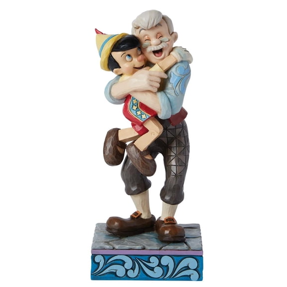 Enesco Disney Jim Shore A Father's Love Pinocchio Hugging Geppetto #6015019