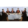 thumbnail image 1 of A Feast of Five Princes , c. 1906 , Niko Pirosmanasvili (1862-1918/Russian) , Georgian Fine Art Museum, Tiflis, Poster Print (18 x 24), 1 of 1