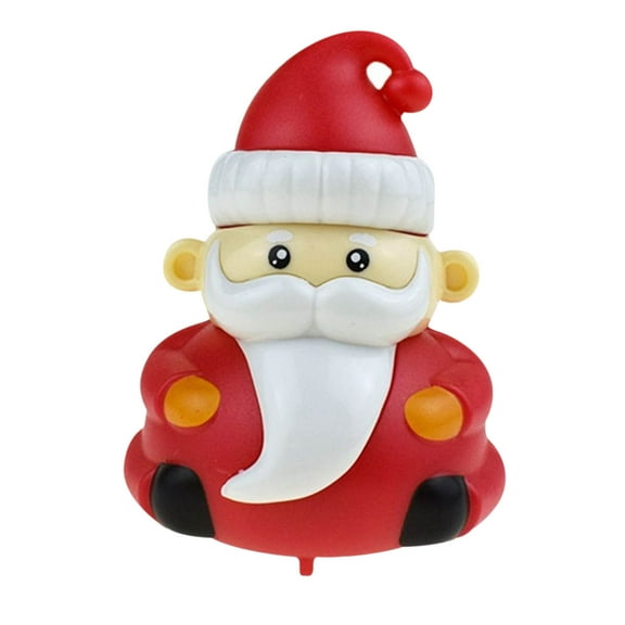 A Festive Christmas Tree Toy Car Decoration For Holiday Gift Small Push Go Vehicle Kindergarten Fun Abs Material 1.6X2.2 Inch