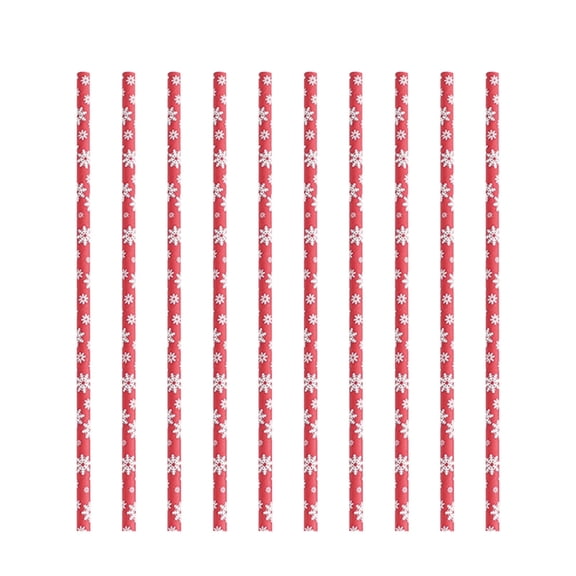 A Festive Straws With Striped Design For Christmas Gatherings With Biodegradable Paper For Sustainable Use