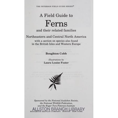 Pre-Owned Field Guide to Ferns and Their Related Families (Peterson Field Guides) Hardcover
