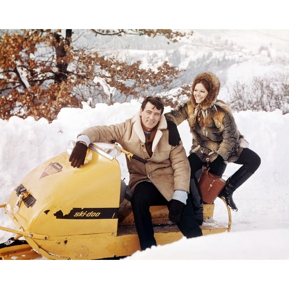 A Fine Pair Rock Hudson As Capt. Mike Harmon And Claudia Cardinale As Esmeralda Marini 24X36 Classic Hollywood Poster