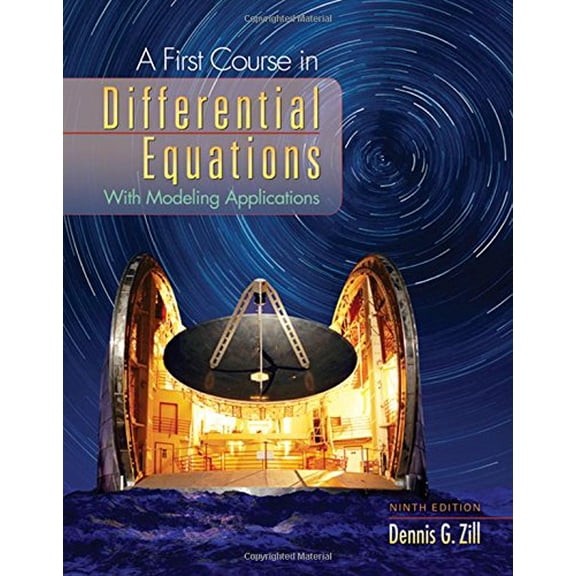 Pre-Owned A First Course in Differential Equations: With Modeling Applications (Hardcover) 0495108243