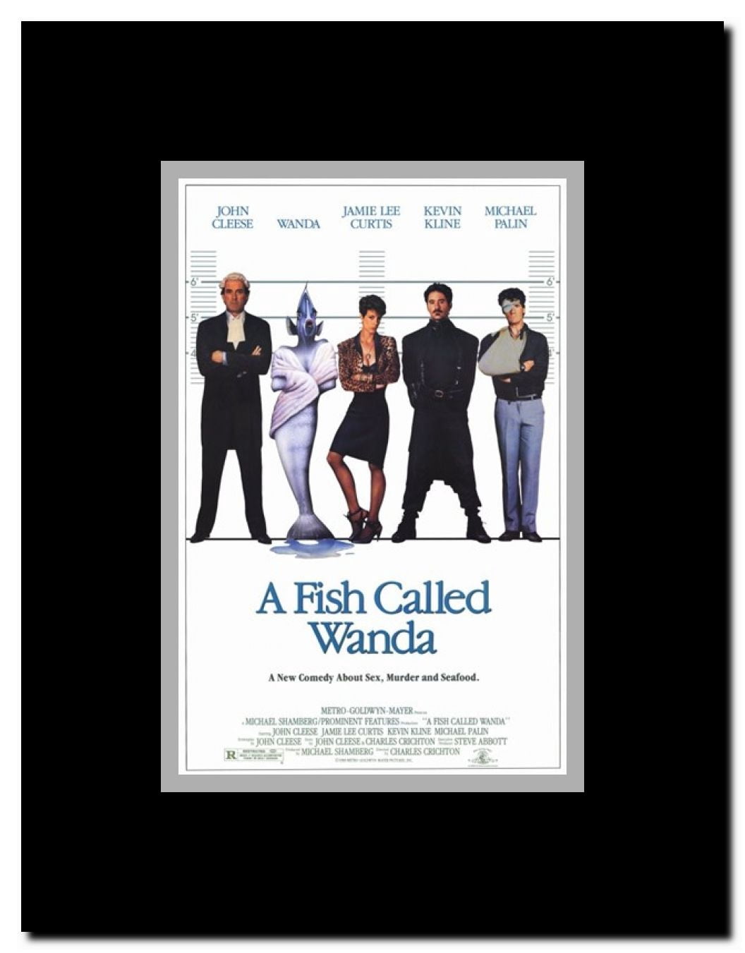 A Fish Called Wanda Framed Movie Poster