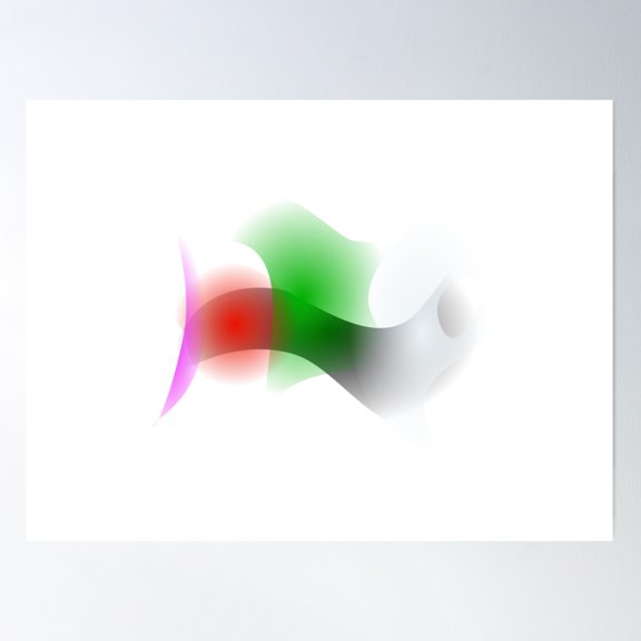 A Fish In The Ocean Poster Wall Art, Modern Wall Decor For Living Room Bedroom, 12x18 UNFRAMED