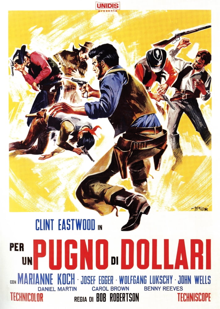 A Fistful Of Dollars (Aka Per Un Pugno Di Dollari) Canvas Art - (24 x 36)
