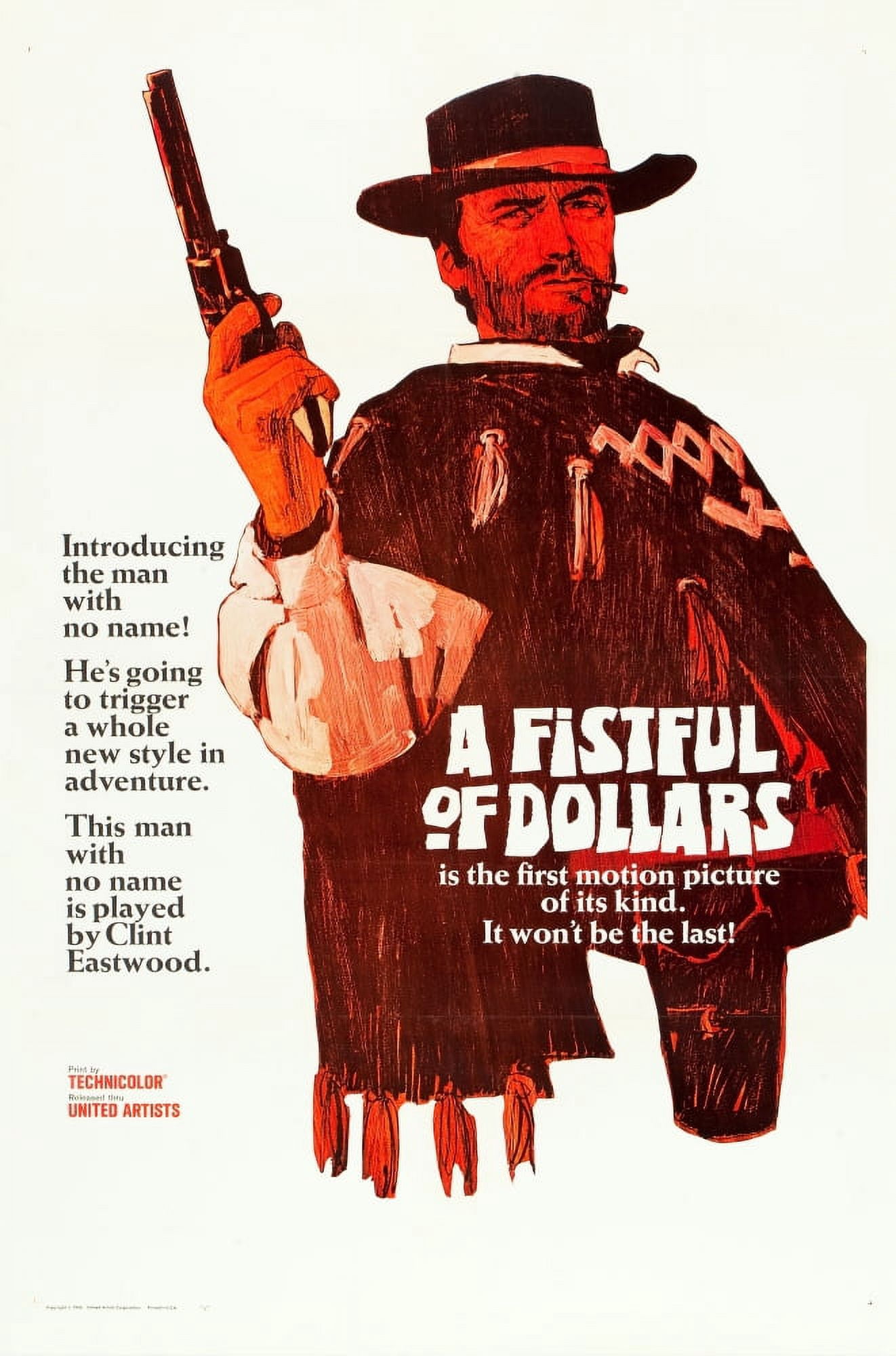 A Fistful Of Dollars Canvas Art -  (11 x 17)