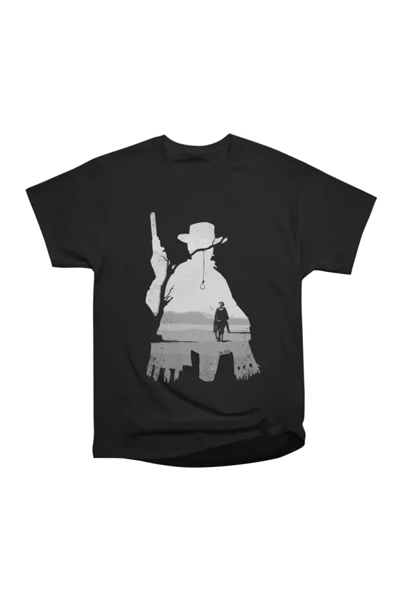 A Fistful of Dollars Illustration Art Clint Eastwood by Burro T-Shirt Tee Gift For Him Mer