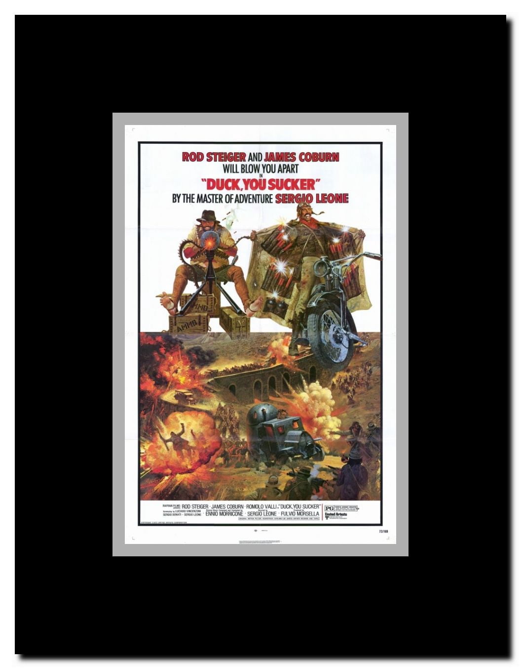 A Fistful of Dynamite Framed Movie Poster