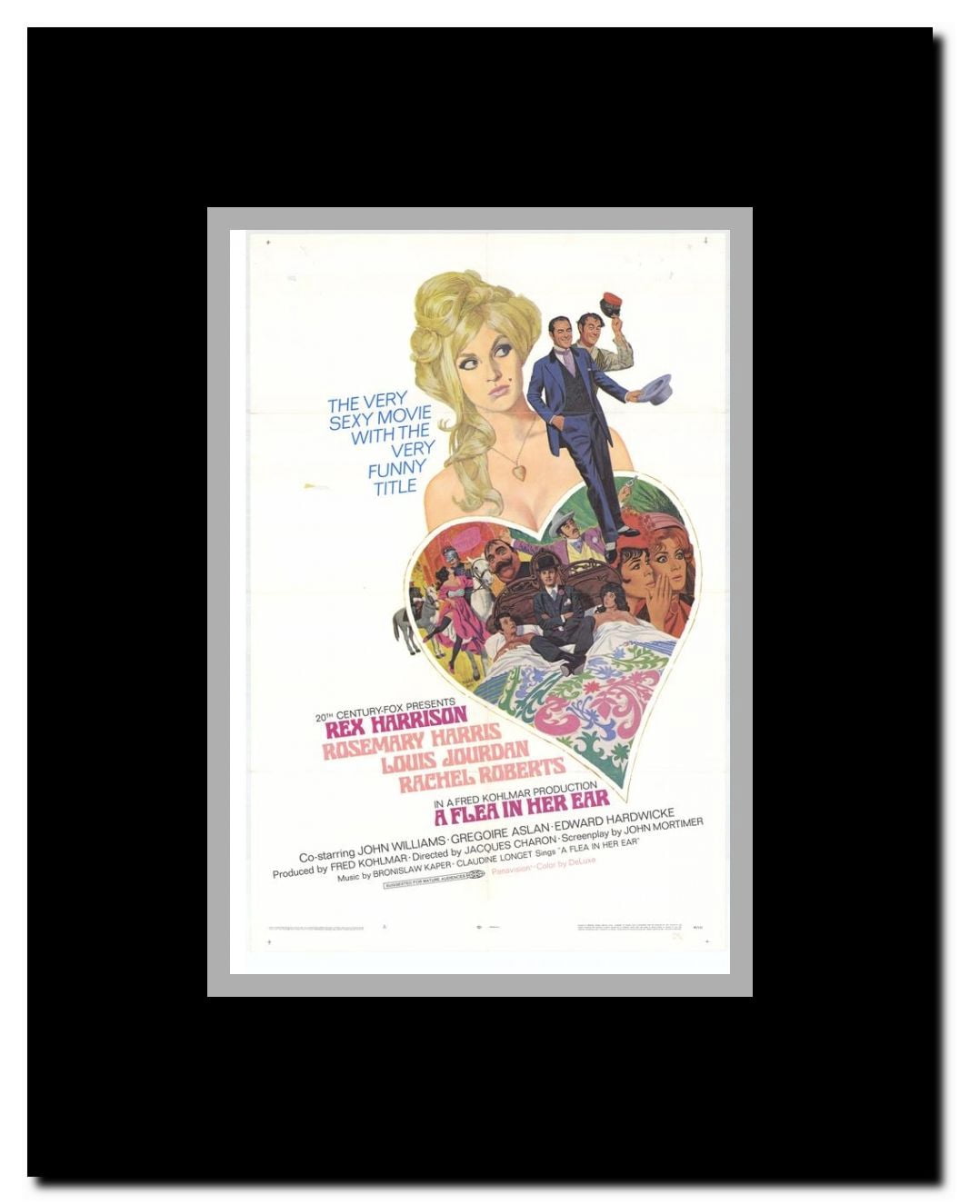 A Flea in Her Ear Framed Movie Poster