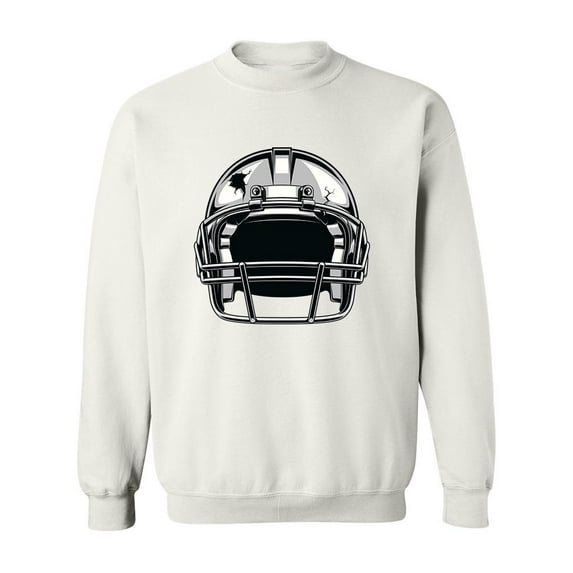 A Football Helmet Sweatshirt Men -Image by Shutterstock, Male Medium