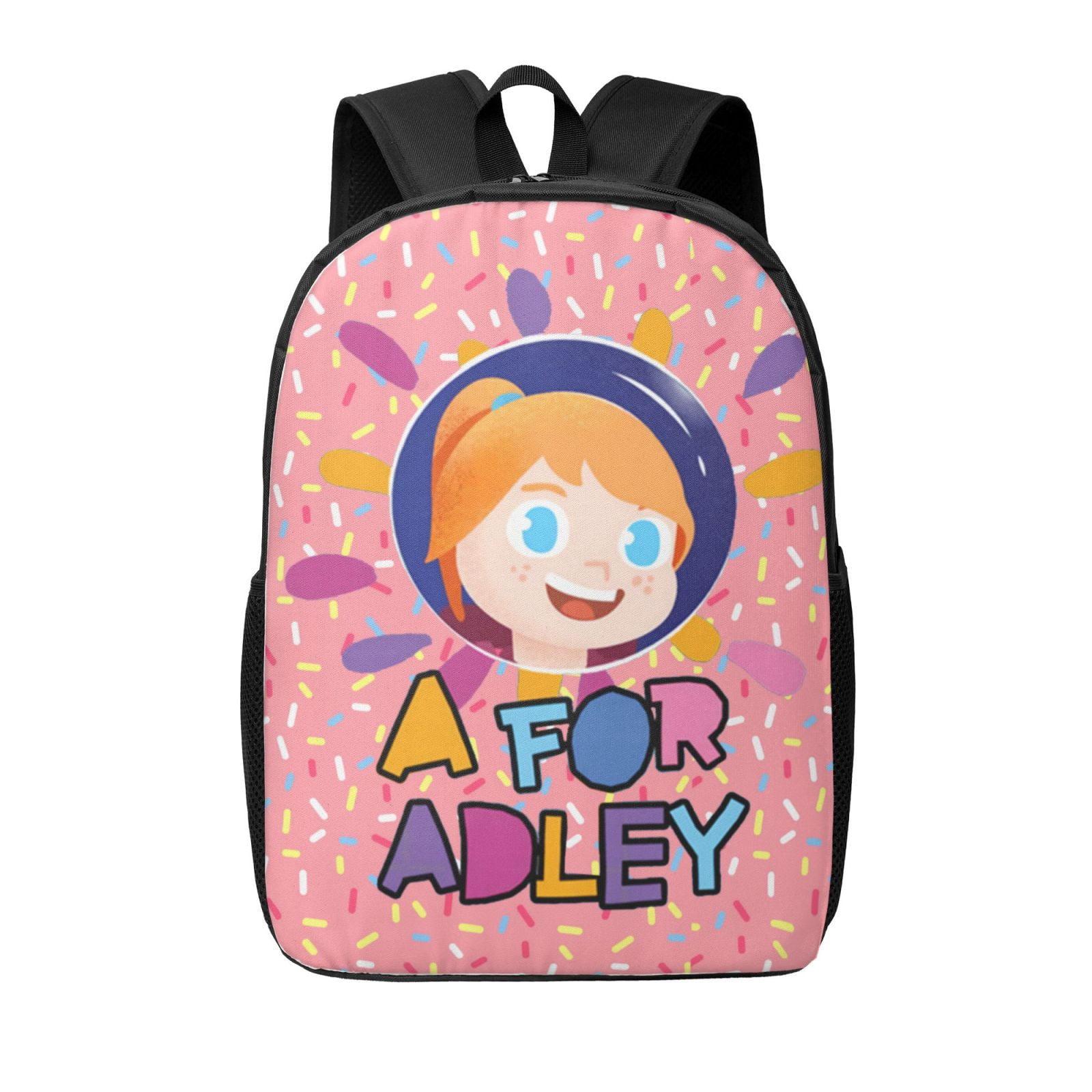 A For Adley Backpack 17 Inch Large Capacity Casual School Bag