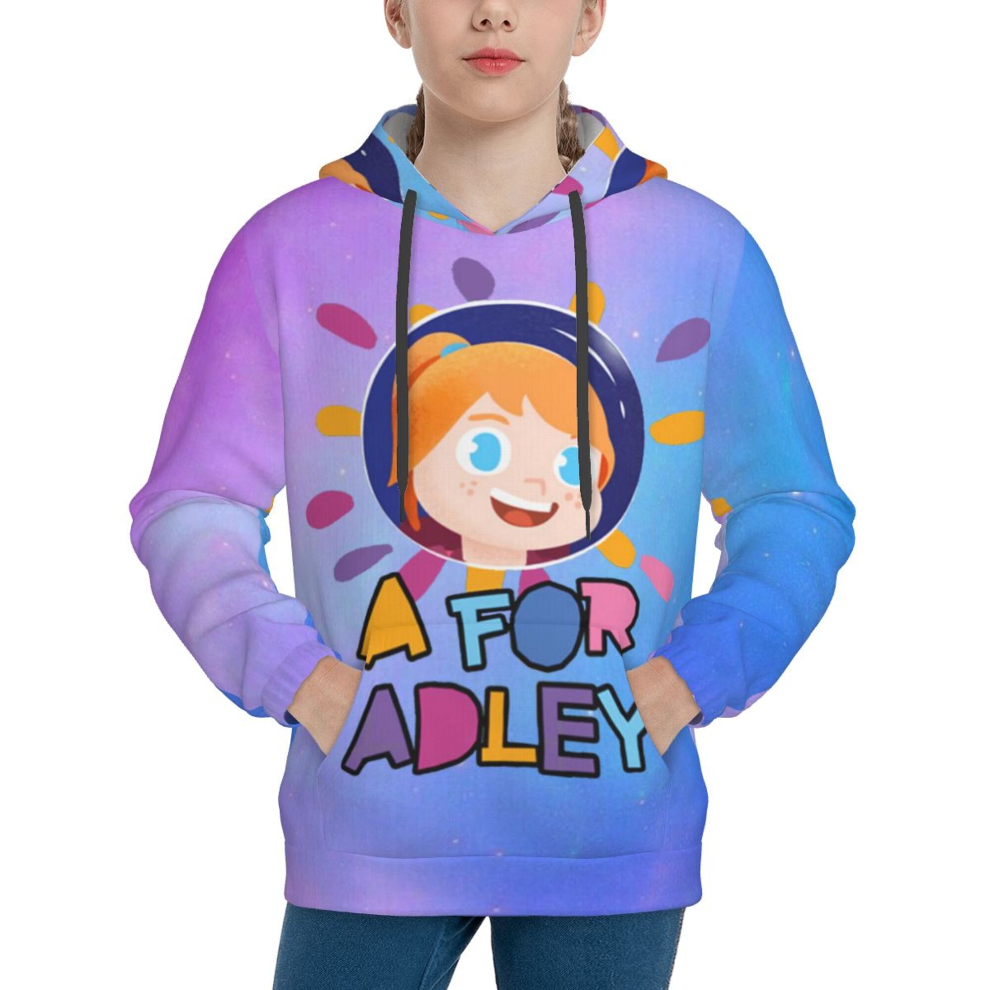 A For Adley Kids' Hoodie 3d Print Sweatshirt Soft Pullover Hooded With