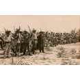 thumbnail image 1 of A Formation Of Mayo Indians With Bows Drawn During The Mexican Revolution History (24 x 18), 1 of 2