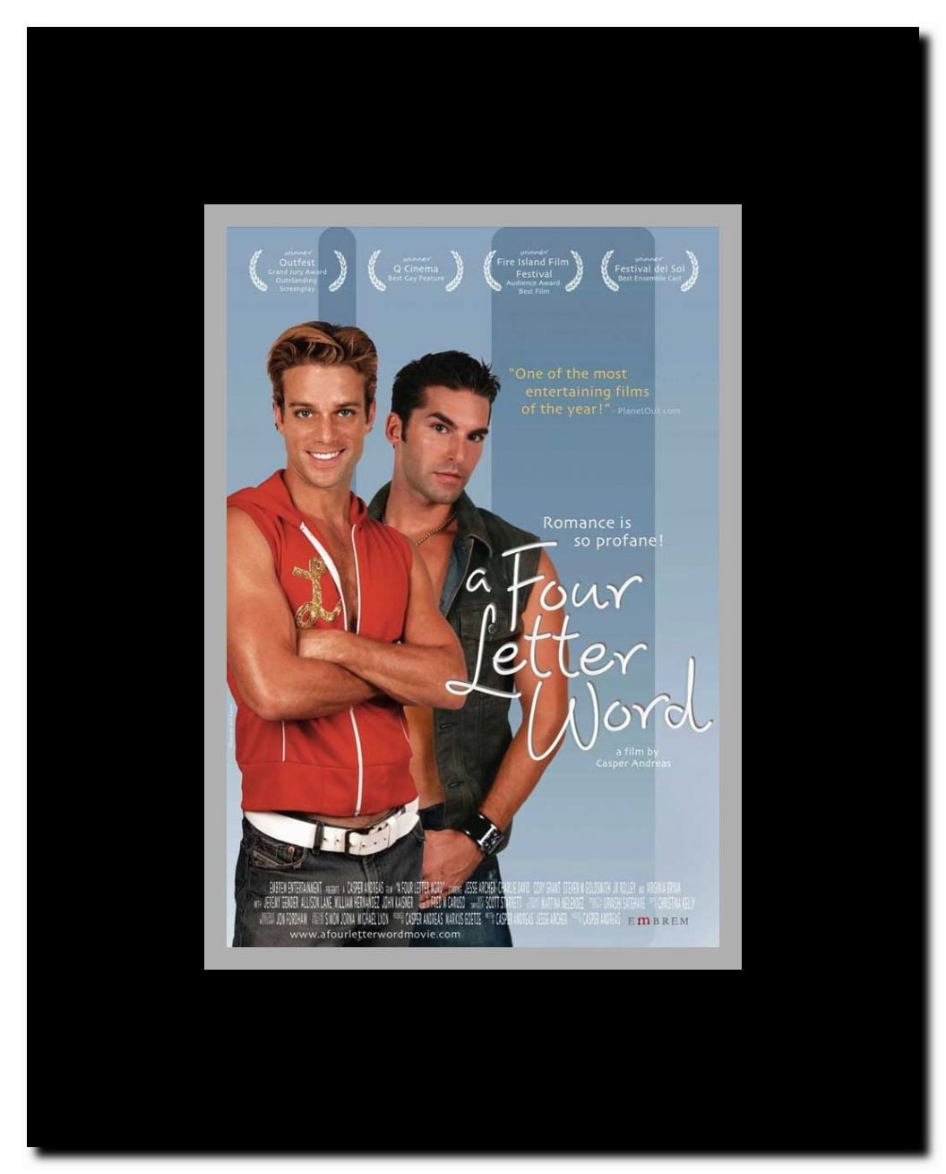 A Four Letter Word Framed Movie Poster