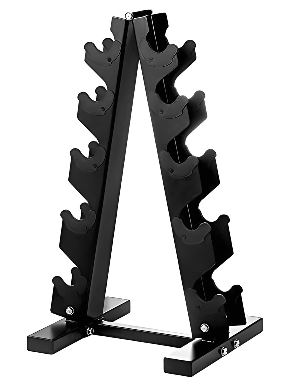 A-Frame 5 Tier Dumbbell Rack, Black