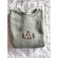 thumbnail image 1 of A-Frame Cabin Winter Embroidered Crewneck, 1 of 3