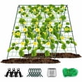 thumbnail image 1 of A-Frame Garden Trellis 47x 47 Inch Cucumber Trellis Garden Plant Support Trellis for Outdoor Vertical Climbing Plants & Flowers, 1 of 7