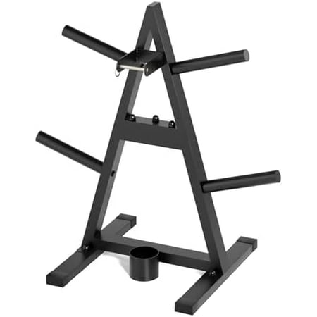 A-Frame Weight Plate Tree for 1" Olympic Plates - Holds 300 lbs, Dumbbell Rack and Home Gym Storage Stand - Organize Your Workout Area$$Sport & Recreation Other