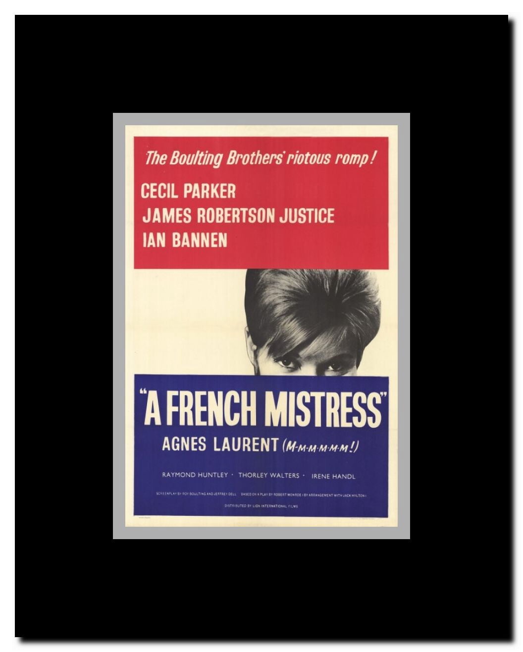 A French Mistress Framed Movie Poster