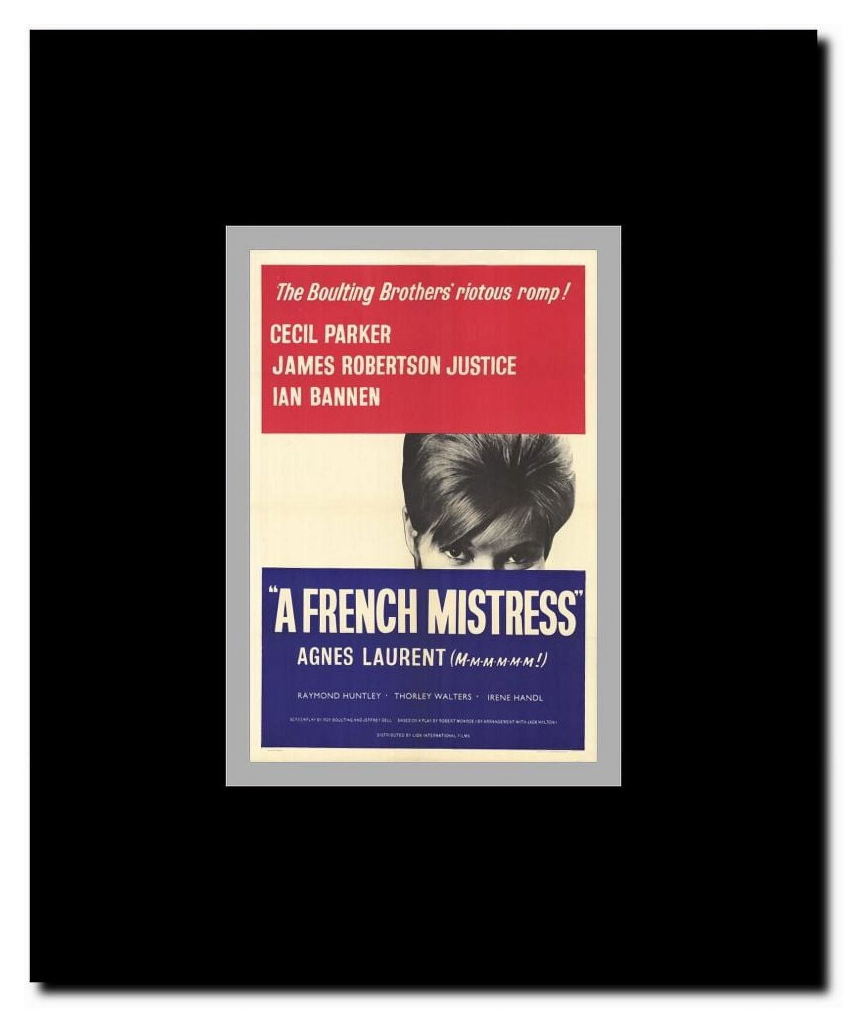 A French Mistress Framed Movie Poster