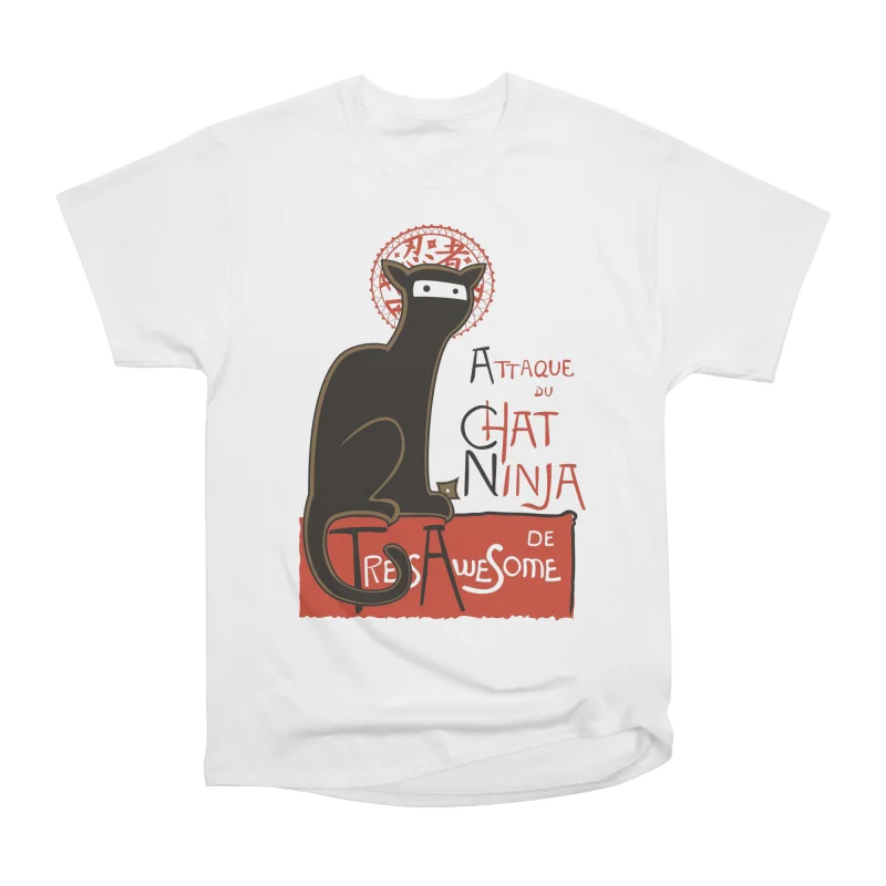 A French Ninja Cat T-Shirt Tee Gift For Him Merch For Her Apparel For ...