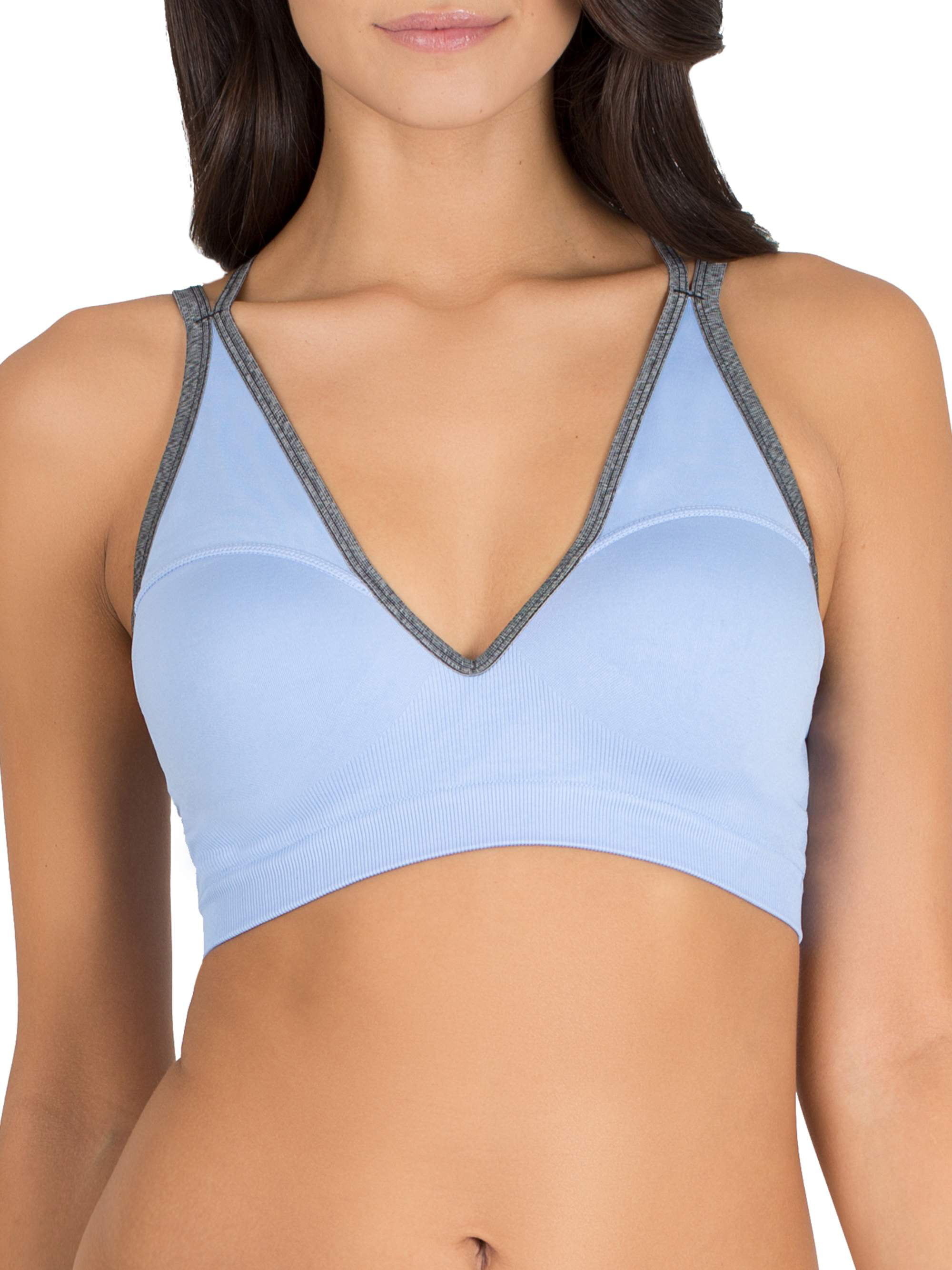 A Fresh Collection Junior's Strappy Push-Up Sports Bra, Style FT631