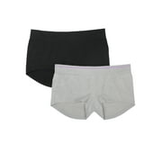 FRUIT OF THE LOOM A Fresh Collection Juniors Hey Shorty Seamless Boyshort 2-Pack, Style FR123W, Sizes XS to 3XL