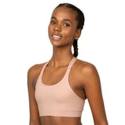 Fresh by Fruit of the Loom Juniors So Sporty Seamless Racerback Crop Top, Style FR137W, Sizes XS to 3XL