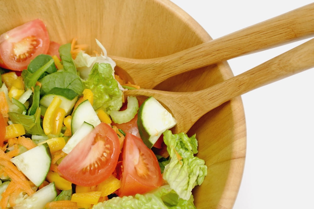 A Fresh Salad Canvas Art - Greenwood GNP Design Pics (17 x 11)
