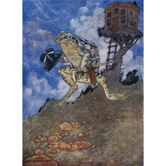 A Frog He Would A-Wooing Go Poster Print By Mary Evans Picture Librarypeter & Dawn Cope Collection