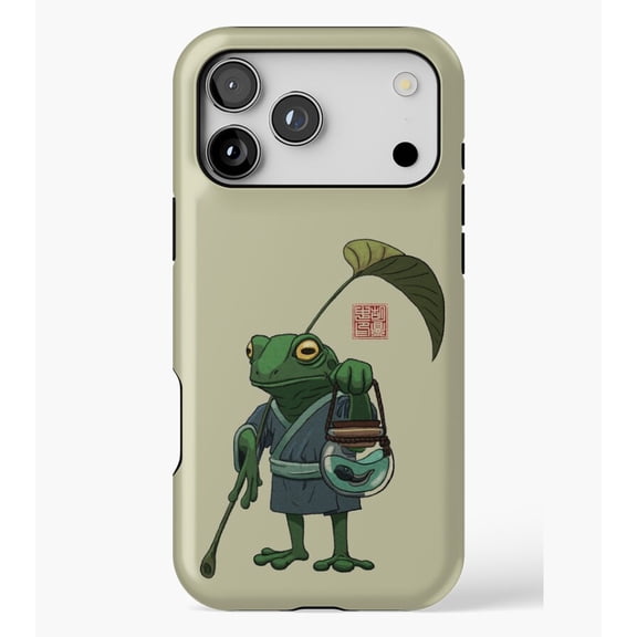 A Frog and His Son M1251, Case for iPhone 17/16/15/14/13/12/11 Pro Max – Stylish Unisex Protective Cover