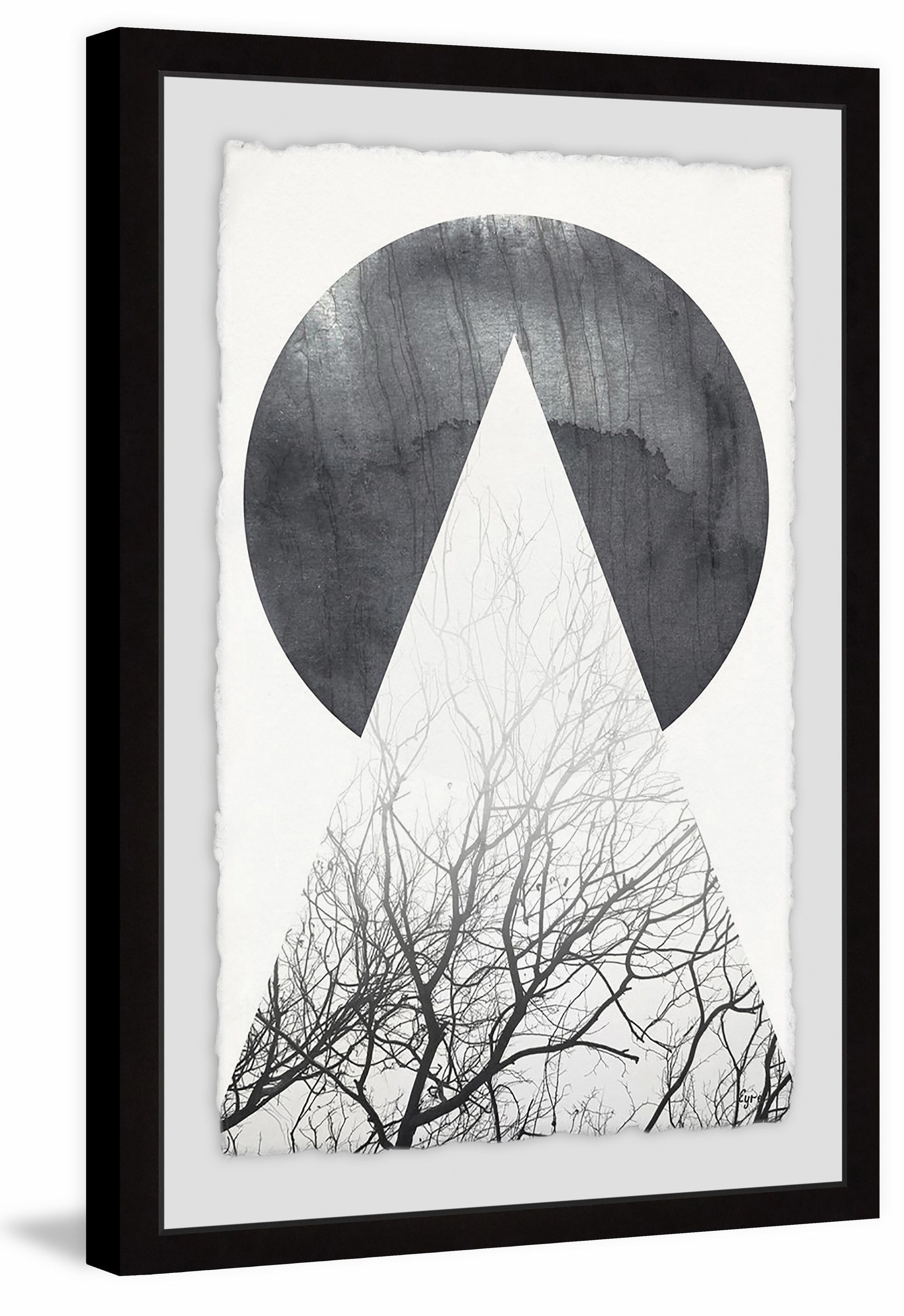 A Full Moon Framed Painting Print