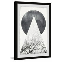 A Full Moon Framed Painting Print
