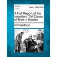 thumbnail image 1 of A Full Report of the Important Toll Cause, of Brett V. Beales, 1 of 1