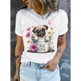 thumbnail image 1 of A Fun Printed T-Shirt Featuring Pugs, Perfect for Pug Enthusiasts, 1 of 9
