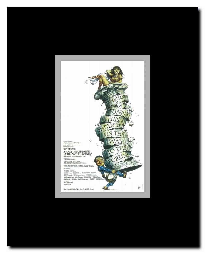 A Funny Thing Happened on the Way to the Forum (Broadway) Framed Movie Poster