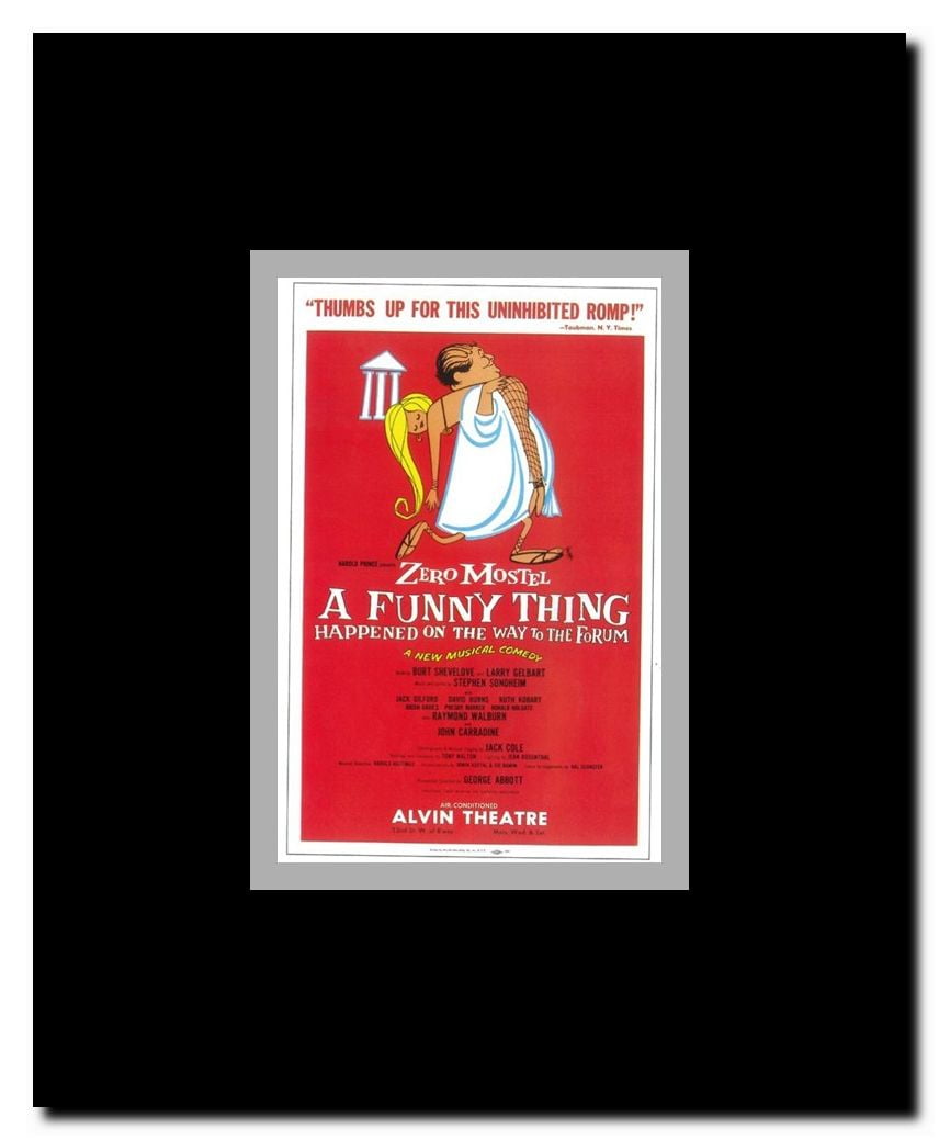 A Funny Thing Happened on the Way to the Forum (Broadway) Framed Movie Poster