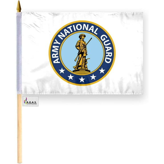 A.G.A.S 12 x 18 Inch Polyester Military & Patriotic Outdoor Flag, Printed, Stitched Edges