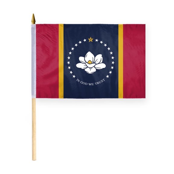 A.G.A.S Mississippi State. 12x18 Inch Polyester Outdoor Flag and Banner