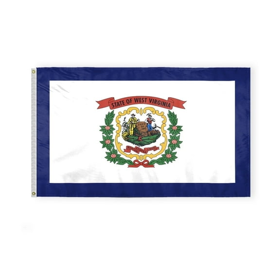 A.G.A.S West Virginia 3x5 Ft Polyester Outdoor Flag and Banner