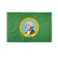 thumbnail image 1 of A.G.A.S 4' x 6' Outdoor Flag and Banner, 200 Denier Nylon, Washington State Flag, 1 of 5