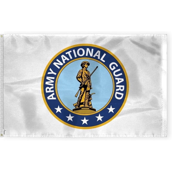 A.G.A.S 5 x 8 Ft Heavy Duty Nylon National Guard Outdoor Flag