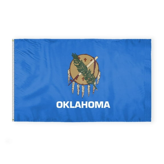 A.G.A.S Oklahoma State 6' x 10' Outdoor Flag, 200D Nylon, Fade Proof Sharp Colors