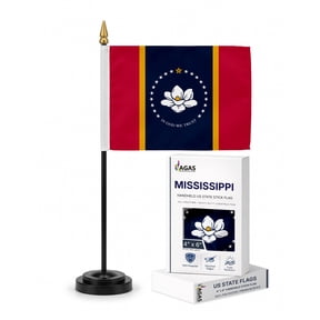 A.G.A.S Manufacturing Group Mississippi State 4x6 Stick Flag
